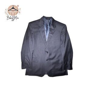 Jos. A. Bank Signature Collection Men’s 44R Grey Pinstripe Wool Blazer